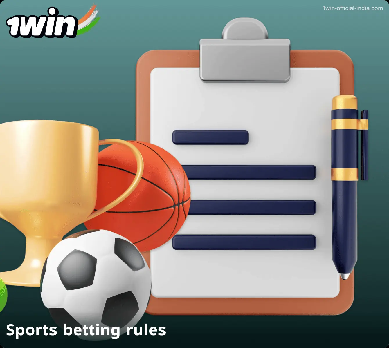 Sports betting rules for 1win players in India